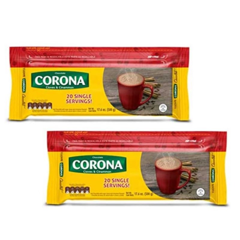 Corona - Cinnamon & Cloves Chocolate Bars - Resealable -
