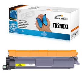 Starlet24 1 x TN248XL Yellow Compatible with Brother TN-248XL Yellow TN248Y for Toner Brother MFC-L3760CDW DCP-L3560CDWE DCP-L3740CDW DCP-L3520CDW MFC-L8390CDW MFC-L3740CDWE