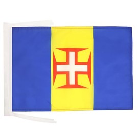 AZ FLAG Madeira Flag 18'' x 12'' cords - Portugal - Maderian SMALL flags 30 x 45cm - Banner 18x12 in