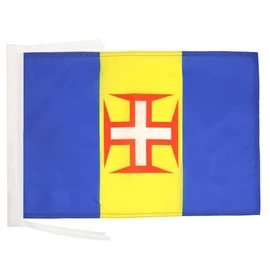 AZ FLAG Madeira Flag 18'' x 12'' cords - Portugal - Maderian SMALL flags 30 x 45cm - Banner 18x12 in