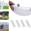 OZXNO 10 Pcs Summer Clamp White Greenhouse Clamps Plastic Pool