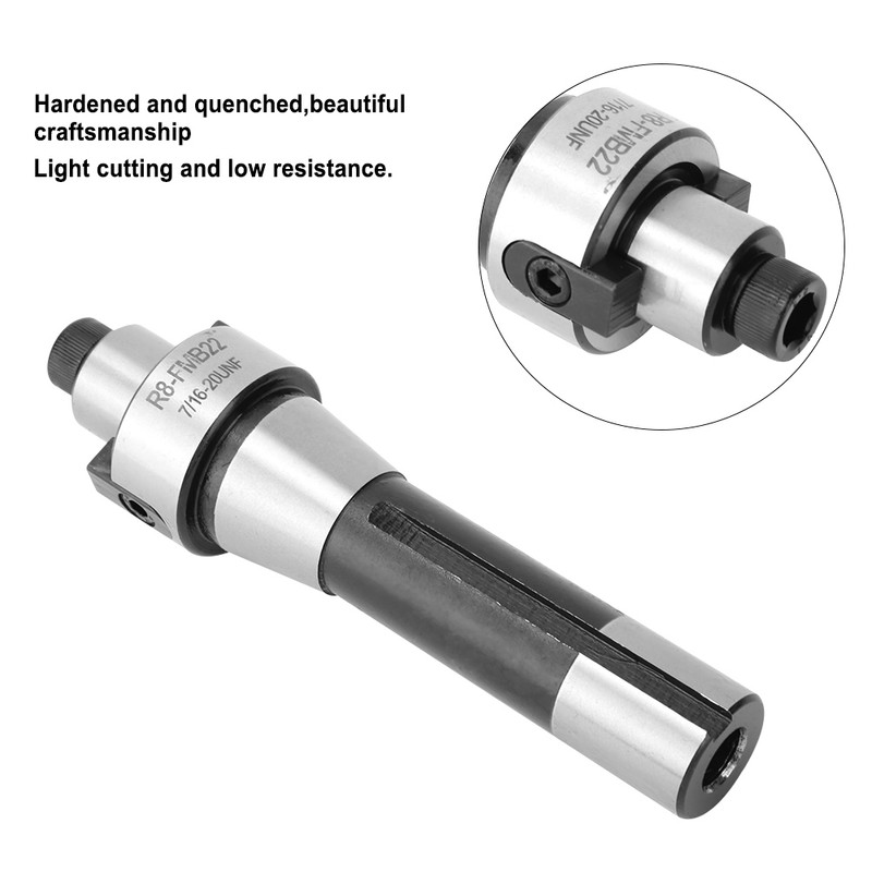 R8-FMB22 7/16-20UNF Face End Mill Cutter with Low Cutting Resistance