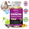 Premium Resveratrol 1 450mg Antioxidant Supports a Healthy Immune System, 3 Count, 120 Servings / 프리미엄 레스베라트롤 1 450mg 항산화제 건강한 면역체계 지원, 3개, 120회분