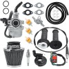 HOLATO PZ19 Carburetor Carb Air Filter Throttle Handle Grips Cable