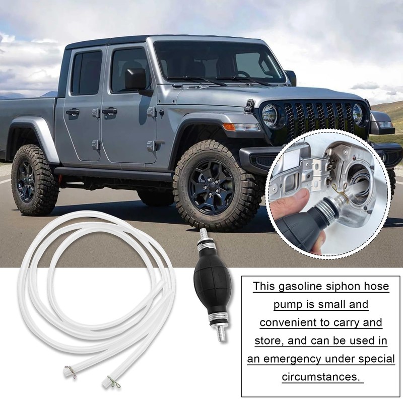 Gasoline Siphon Hose Pump, Hand Fuel Transfer Pump, Siphon Pump