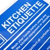 Caledonia Signs 18573H Kitchen COVID19 guidelines
