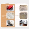 Diflart Peel and Stick Kitchen Backsplash Tiles Gold and White