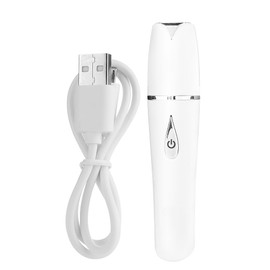 Electric Eye Massage Device Negative Ion Micro vibration Lip Care Beauty Machine (White)