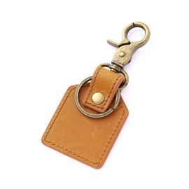 Avilex 783-4970025 Key Holder EMBOSSED Leather Embossed Leather Men's, 050 brown