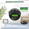 Replacement Parts for iRobot Roomba i1+/i2+/i3+/i4+/i5+/i6+/i7+/i8+/j5+/j6+/j7+/j8+/e5/e6/e7, i & j &