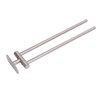 Stainless Steel Toilet Paper Bracket Single Seat 2 Poles Rotatable
