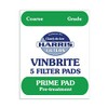 5X Harris Prime Pre-Filter Pads 5-Pack Use with Harris Vinbrite
