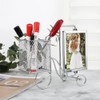 Unique Bicycle Shape Metal Picture Photo Frame Pen Holder Home