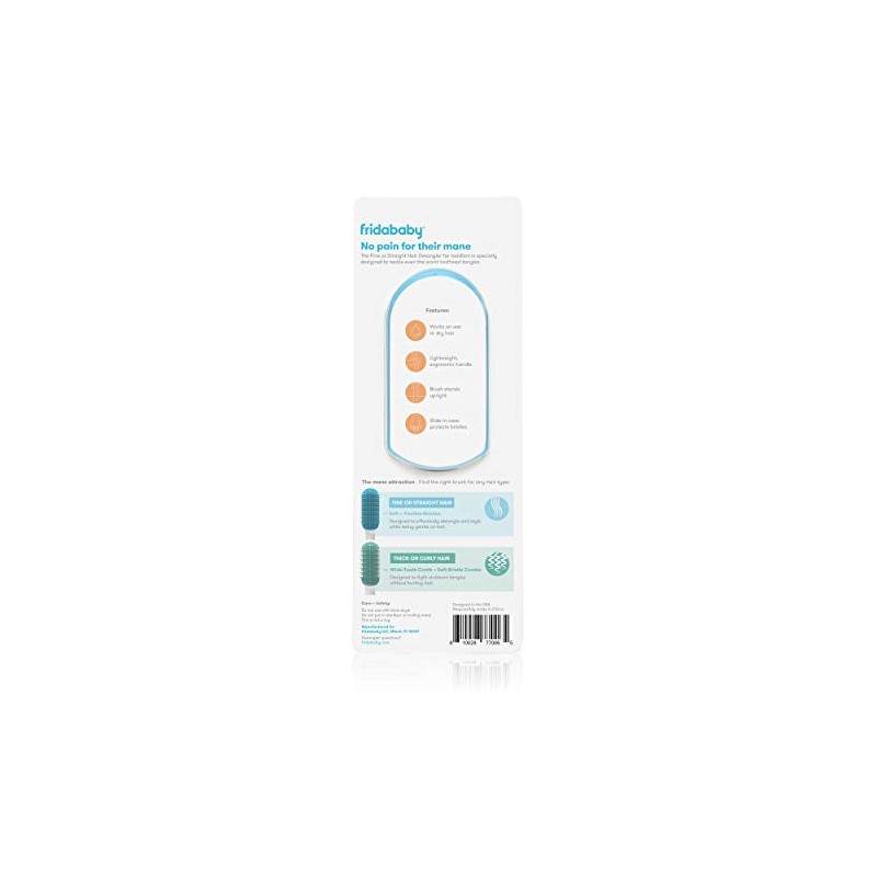 Frida Baby Fine or Straight Hair Detangling Kids Brush by