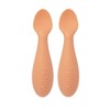 Nuby Silicone Mini Spoons - (2-Pack) Baby-Led Weaning Spoons for