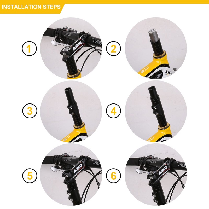 FYSL Handlebar Riser 28.6 mm Handlebar Riser Bicycle, Bicycle Stem
