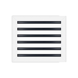 BUILDMART - 14x12 Mud in Air Vent Cover - Drywall Mud-in White Air Vent - Mud Linear Slot Diffuser - Register Grille for Ceiling and Walls - Texas Buildmart