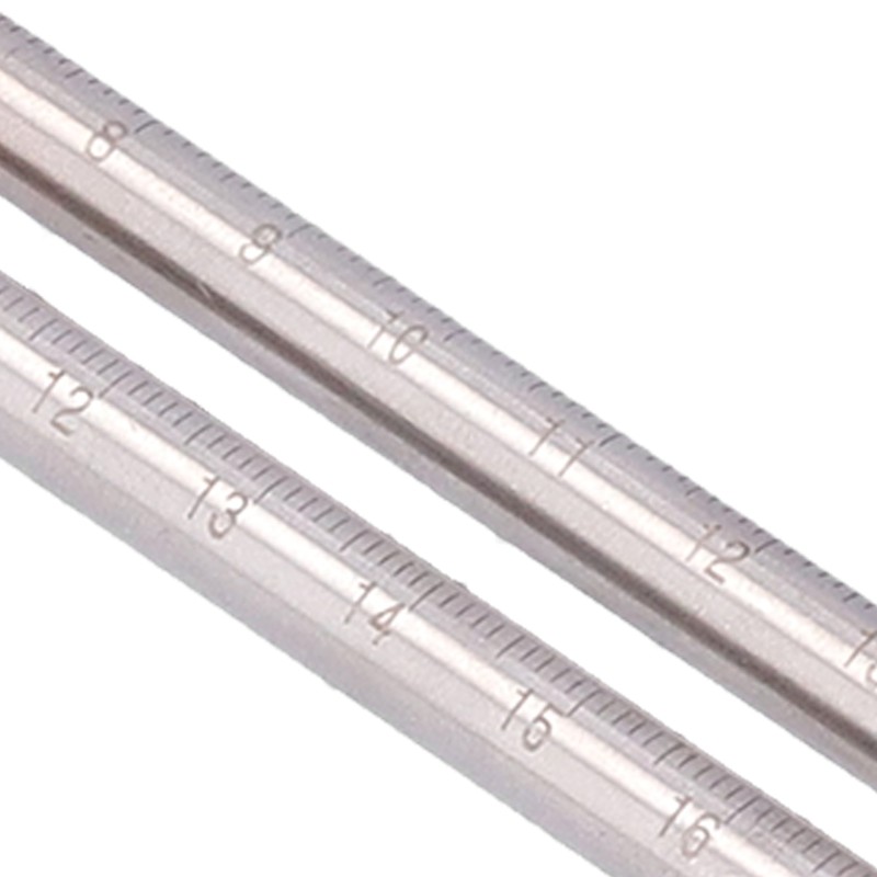 Woodworking Marking Gauge 20cm Clear Scale Double Head Scriber Ruler