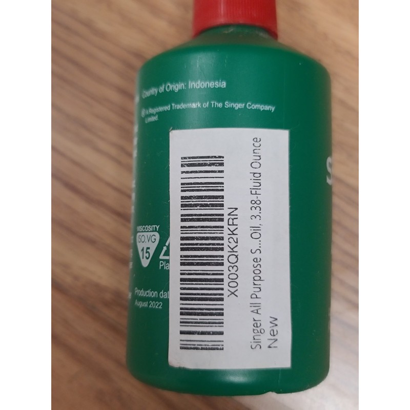 SINGER Vintage Singer Sewing Machine Oil for Older Sewing Machines