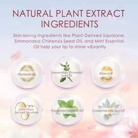 Catkin CATKIN Lip Balm Color Tinted Lipstick Ultra Hydrating Lip Deep Moistrurize Chapstick with Vitamin E Nourishing For Cracked & Dry Lips 0.12 oz (2pcs(01+10))