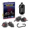 Motorcycle Ear Plugs 2 Pairs, Wind Noise Reduction & Prevent