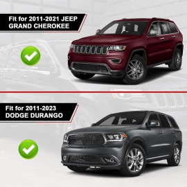 MZORANGE For 2011-2022 Jeep Grand Cherokee Rearview Mirror Cover Replacement Left & Right