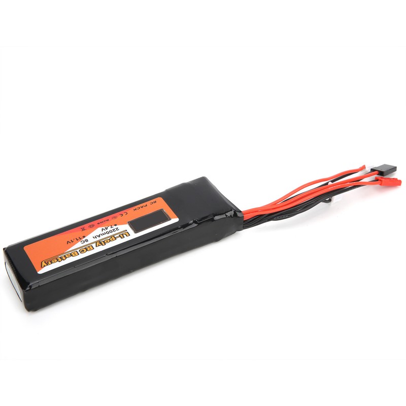 3S Lipo Battery 11.1V 2200mAh 8C Multiplug Large Capacity Battery