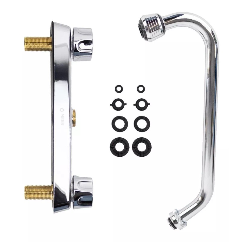 Cnx Mezcladora Para Fregadero Cromada Cartucho 1/4 De Vuelta