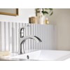 Moen Karis Chrome One-Handle Single Hole Bathroom Sink Faucet with