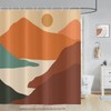 ASDCXZ Boho Shower Curtain 180 x 200 cm, Modern Abstract
