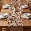 Fall Rugby Maple Leaves Football Table Runner 13x72 Inch