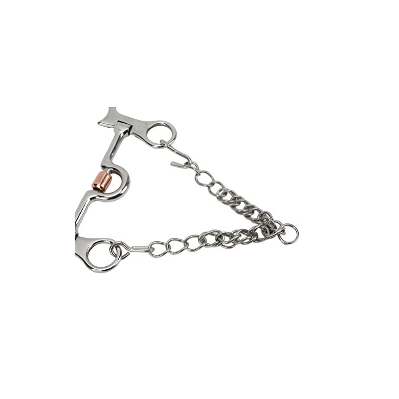 Pelham Horse bit, bocado de Cobre de Acero Inoxidable para