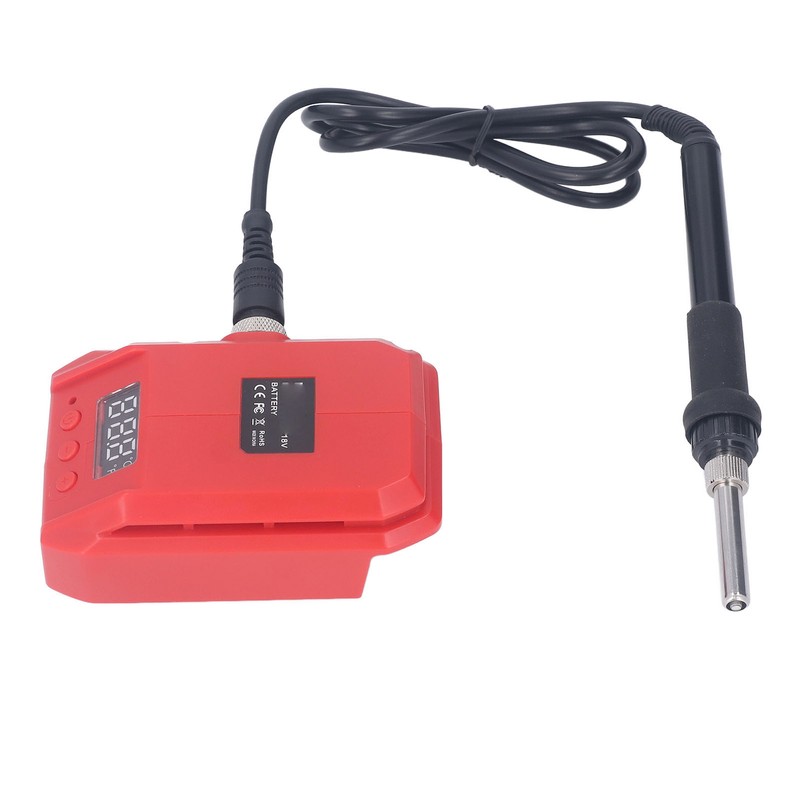 Soldering Iron Digital Display Temp Adjustable Fast Heating Portable DC