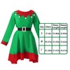 Ishua 13 pcs Women Christmas Elf Costume, Christmas Adult Elf