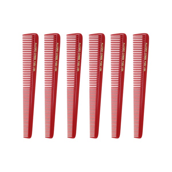 Allegro Combs 450 peines de pelo cónicos para peluquería, peines