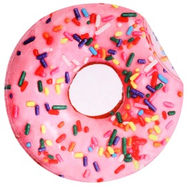 SeaRoomy Donuts Blanket, Wrap Throw Food Blanket, Novelty Funny Flannel Round Blanket Funny Gifts for Teens Boys and Girls