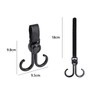 Pram Hooks, Pram Hook Clips, Swivel Double Hooks, Heavy Duty