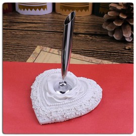 Feather Quill Pen Base Ostrich Quill Pen Stand Signature Stand Office Desktop Pen Holders for Writing Gift Office School Supplies
