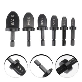 Operitacx 1 Set 6pcs Expander Tube Plumbing Extension Tubing Flaring Tool Kit Flare Tool Repairing Tool Black Steel