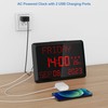 Raynic Digital Clock, 11.5" Large Display Digital Wall Clock,Adjustable Brightness