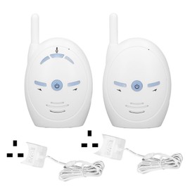 Baby Sound Monitor Portable Two Way Audio Interaction Infant Sound Monitor 100‑240V UK Plug