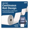 GEN GEN1820 1-Ply 8" x 800' Hardwound Roll Towels -