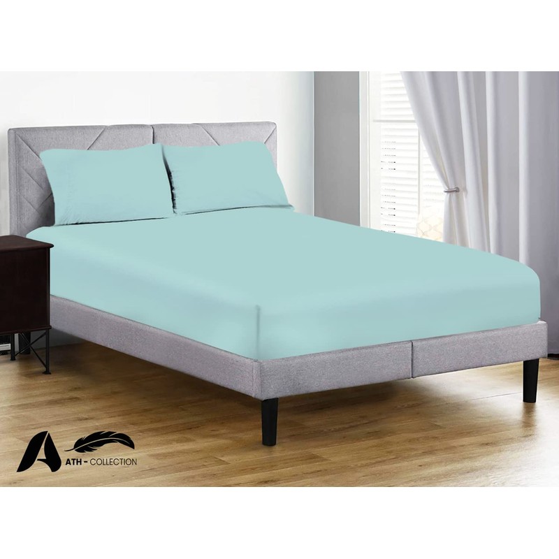 AATH COLLECTION Egyptian Cotton Fitted Sheet 23 CM Deep, 200
