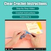 Marribol Crochet Kit for Beginners,Learn to Crochet Starter Kit with