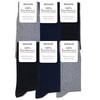 Occulto Men's 100% Cotton Socks Pack of 6 (Model: Roland),