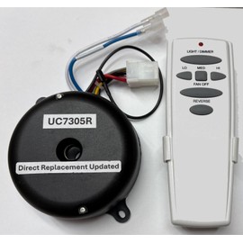 UC7305R Replacement Ceiling Fan Remote Control Receiver Set.