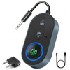 Upgraded Airplane Bluetooth Adapter,SOARFLY Bluetooths Transmitter 3.5mm Aux Jack With