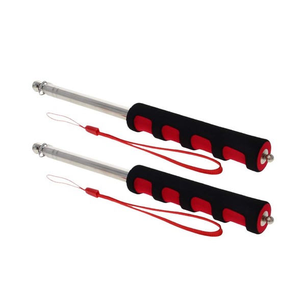 Othmro 2pcs Telescopic Teachers Pointer,Teachers Pointer Stick, Extendable Hand Pointer