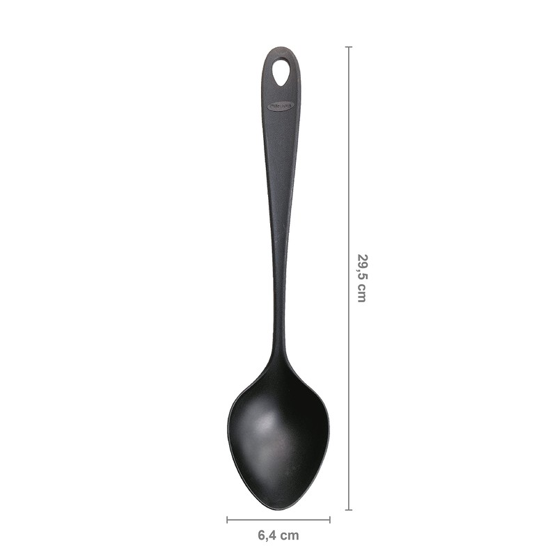 Fiskars Spoon, Pointed Shape, Synthetic Material, Length: 30 cm, Black,