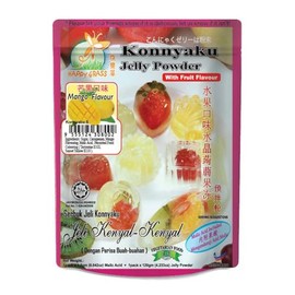 Happy Grass Konnyaku Jelly Powder with Mango Flavour 300g (1 Pack)